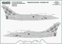 Model Maker Decals D72206 Croatian Dassault Rafale - Generic set 1/72