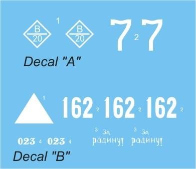 CMK B48073 T-34/76 &quot;Krasnoe Sormovo&quot; Decal sheet 1/48