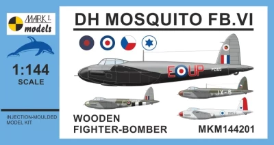 Mark 1 Model MKM-144201 Mosquito FB.VI Wooden Fighter-Bomber 1/144