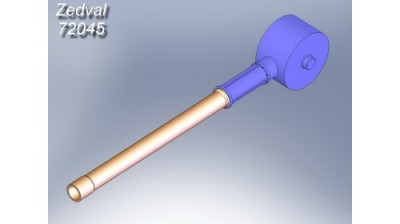 Zedval 72045 120 mm barrei 2A51 1/72