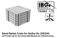 IBG Models U7264 Sand Balast Crate for Gotha Go 242/244 1/72