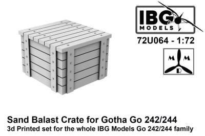 IBG Models U7264 Sand Balast Crate for Gotha Go 242/244 1/72