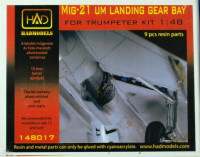 HAD R48017 MiG-21 UM Landing Gear Bay (TRUMP) 1/48