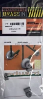 Eduard 6481109 BRASSIN UH-60 wheels (ICM) 1/48