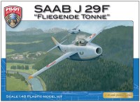 Pilot Replicas PR48A003 Saab J-29F 'Tunnan' Austrian, injection molded plastic kit 1/48