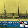 Comrig 70069 SMS Grosser Kurfurst Ironclad, 1878 1/700