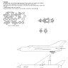 New Ware NWA-M1305 Mask MiG-21 F-13(/S106) BASIC (KPM) 1/72