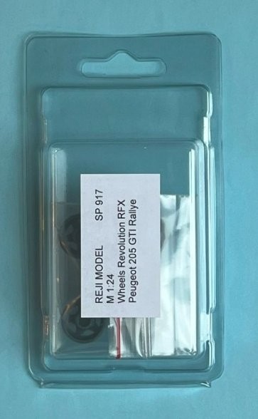 Reji Model JM917 Peugeot 205 GTI Rallye Wheels Revolution RFX 1/24
