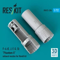 Reskit U72296 F-4 (E, J, F, G, S) 'Phantom II' exh.nozzles 1/72