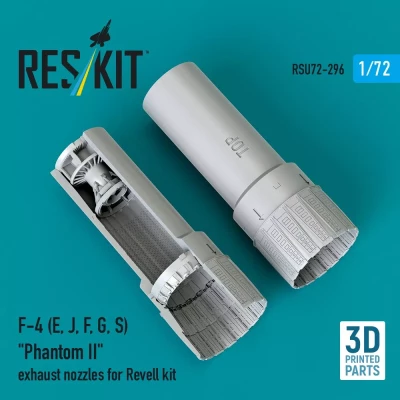 Reskit U72296 F-4 (E, J, F, G, S) 'Phantom II' exh.nozzles 1/72