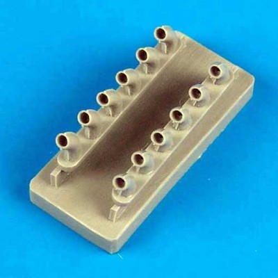 QuickBoost QB48317 P-40B Warhawk exhaust 1/48