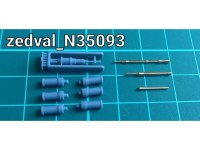 Zedval N35093 Набор деталей для БТР-70 с модулем вооружения МА-7 1/35