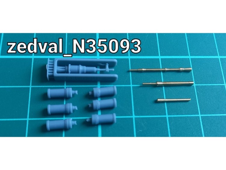 Zedval N35093 Набор деталей для БТР-70 с модулем вооружения МА-7 1/35