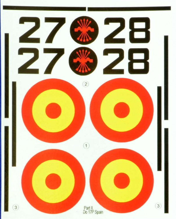 LF Model C48143 Decals Do 17P-1 over Spain (HOBBYC) Part II. 1/48