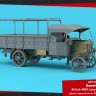 Armory AR72101 Dennis 3t Lorry, British WWI lorry with flatbed cargo body plastic kit with PE parts & resin engine 1/72