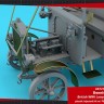 Armory AR72101 Dennis 3t Lorry, British WWI lorry with flatbed cargo body plastic kit with PE parts & resin engine 1/72