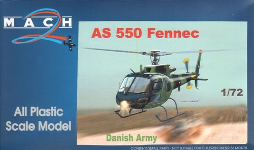 Mach 2 MACH7261 AS-550 Fennec Danish Army 1/72
