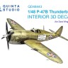 Quinta Studio QD48443 P-47B Thunderbolt (Dora Wings) 1/48