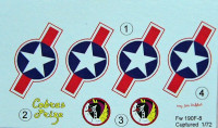 LF Model C7278 Decals Captured Fw 190F Part I. (REV/HAS) 1/72