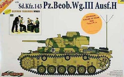 Dragon 9136 Pz.Beob.Wg. III Ausf. H + германский танковый экипаж 1/35