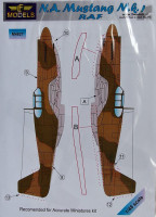 LF Model M4827 Mask N.A. Mustang Mk.I RAF (ACCUR.MIN.) 1/48