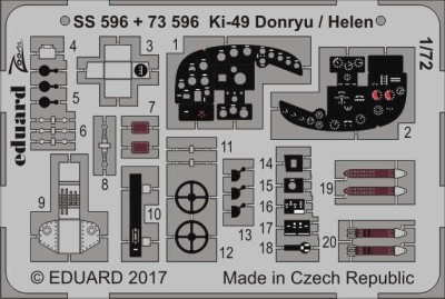 Eduard 73596 Ki-49 Donryu / Helen 1/72
