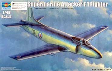 Trumpeter 02866 Самолёт Supermarine Attacker F.1 1/48