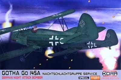 Kora Model KPK72063 Gotha Go 145A Night Attack Bomber (2-in-1) 1/72