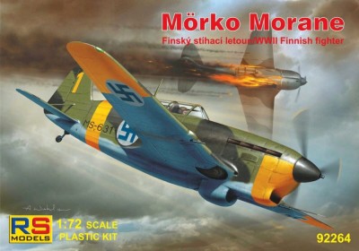 Rs Model 92264 Morko Morane Finnish WWII fighter (3x camo) 1/72