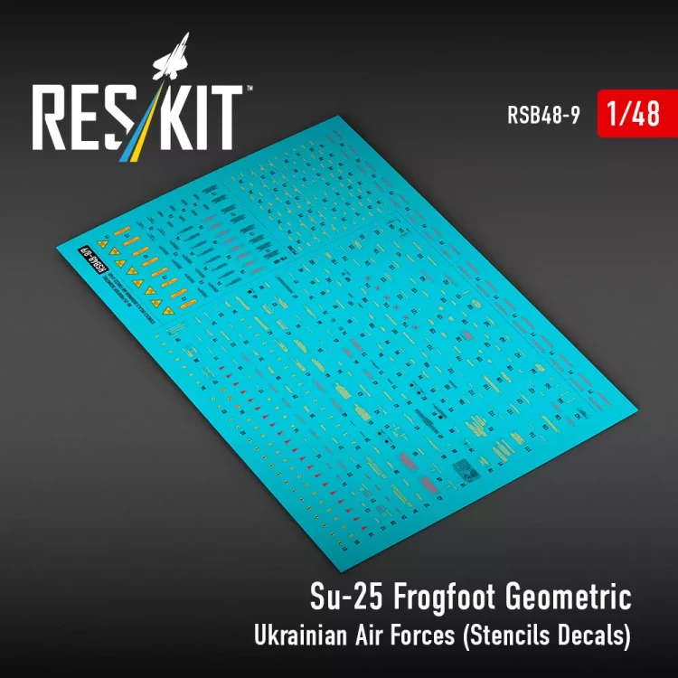 Reskit RSB48009 Su-25 Frogfoot Geometric Ukrainian Air Forces 1/48