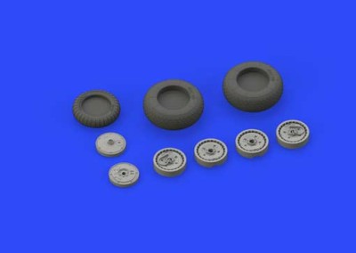 Eduard 632100 Me 262 wheels 1/32 REVELL