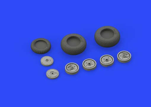 Eduard 632100 Me 262 wheels 1/32 REVELL