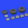 Eduard 632100 Me 262 wheels 1/32 REVELL