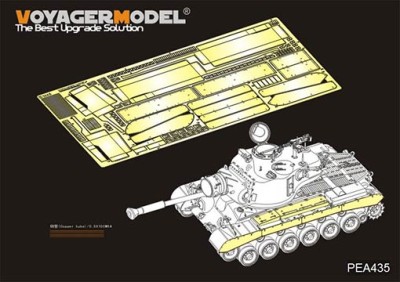 Voyager Model PEA435 WWII US Army M46 Patton Tank side skirts and stowager bins(TAKOM 2117) 1/35