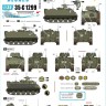 Star Decals 35-C1299 Australia in Vietnam # 2.Aussie M113 APCs. M113A1 and M125A1 Mortar Carrier 1/35