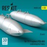 Reskit RSU32-243 Su-25 Frogfoot PTB-800 underwing fuel tanks 1/32