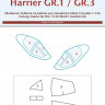 Peewit M144025 1/144 Canopy mask Harrier GR.1/GR.3 (MARK I MOD.)