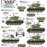 Star Decals 72-A1168 US 6th Armored Division # 2. Assault Tanks. M4 105mm, M4A3E2 Jumbo Sherman 1/72