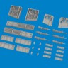 Eduard 6481131 BRASSIN P-40N gun bays (6 guns) PRINT (EDU) 1/48