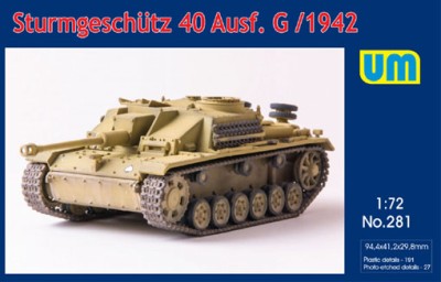 UniModel UMM-72281 Sturmgeschutz 40 Ausf.G early 1/72