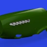 Eduard 672358 BRASSIN P-51D exhaust stacks PRINT (EDU) 1/72