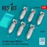 Reskit 48545 AN-M64 bombs 500 lbs. (6 pcs.) 1/48