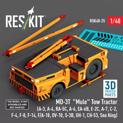 Reskit R48025 MD-3T 'Mule' Tow Tractor Early Version 1/48
