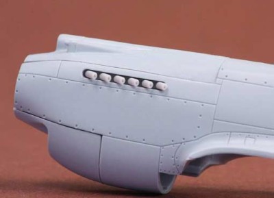 Sbs Model 72039 Curtiss P-40B Exhaust set (AIRFIX) 1/72