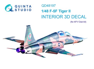 Quinta studio QD48197 F-5F Tiger II (AFV Club) 1/48