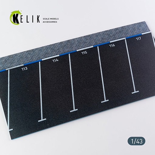 Reskit RS43002 Supermarket Parking type 2 Base (180x357) 1/43