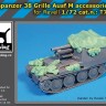 Black Dog T72165 Sturmpanzer 38 Grille Ausf M accessories set	(designed to be used with Revell kits) 1/72