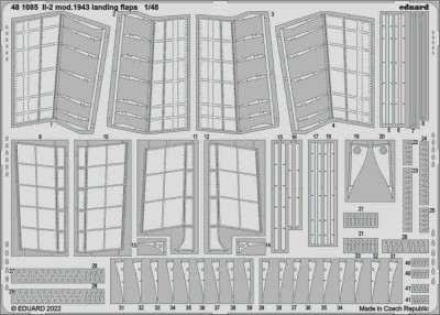 Eduard 481085 SET Il-2 mod. 1943 landing flaps (ZVE) 1/48