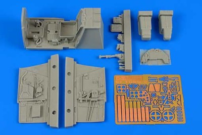 Aires 2191 Bf 109G-2 cockpit set 1/32