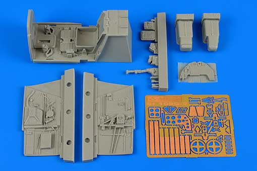Aires 2191 Bf 109G-2 cockpit set 1/32